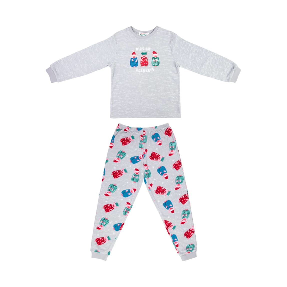 Kids Pigs in Blankets Christmas Pyjamas - 2-7 Years