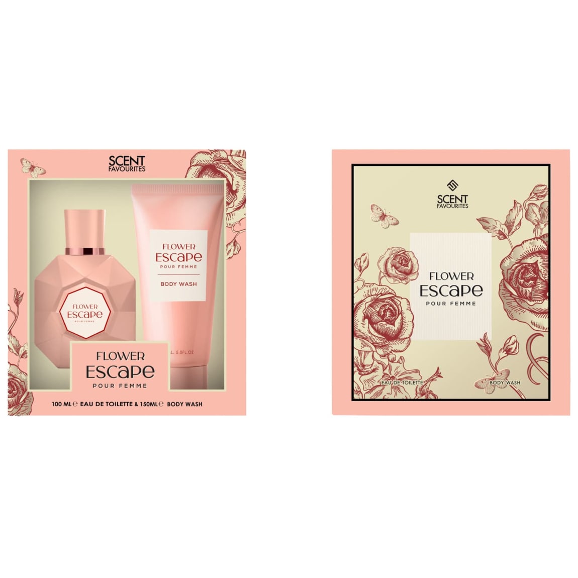 Scent Favourites Flower Escape EDT Gift Set 2pcs