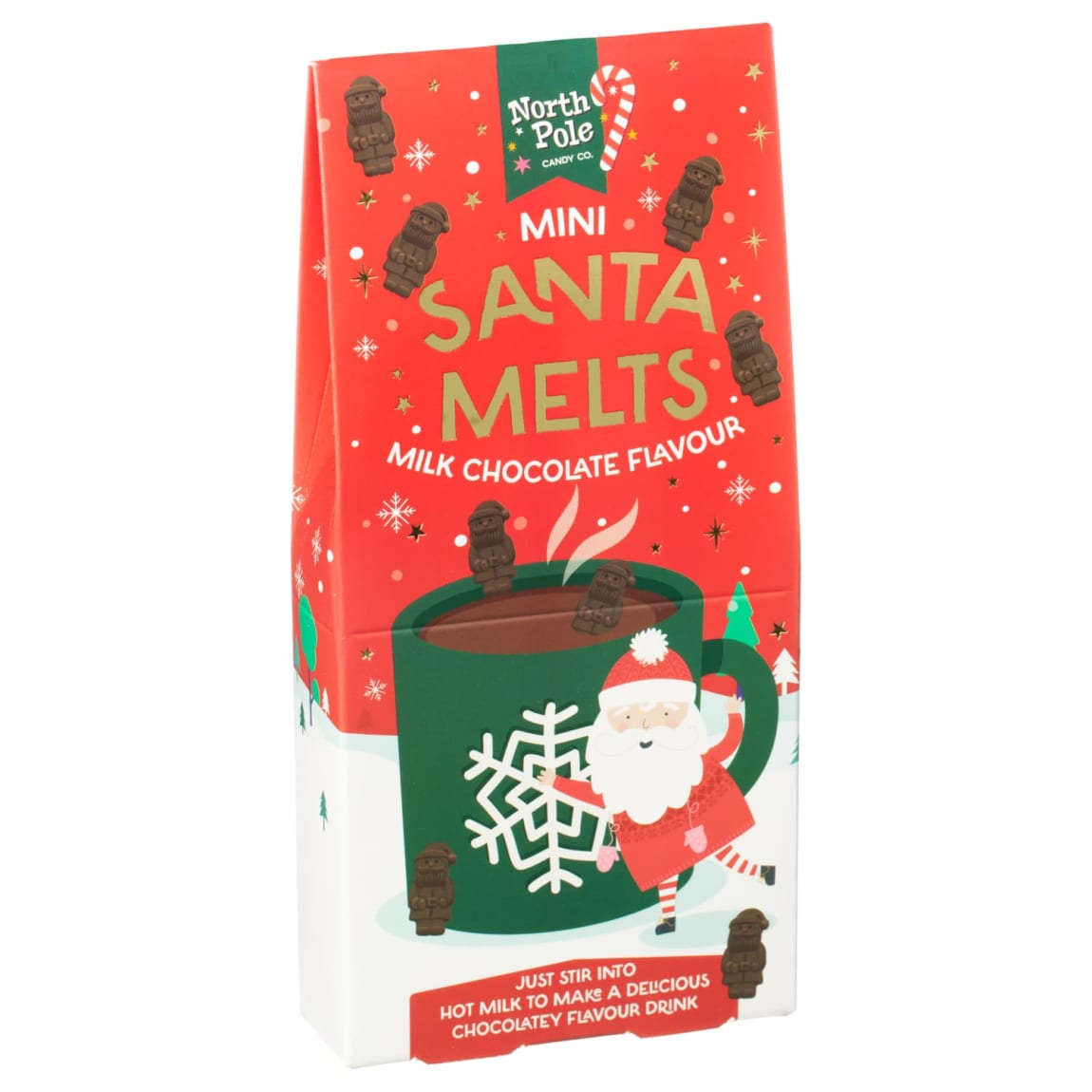 Mini Santa Melts 50g - Milk Chocolate
