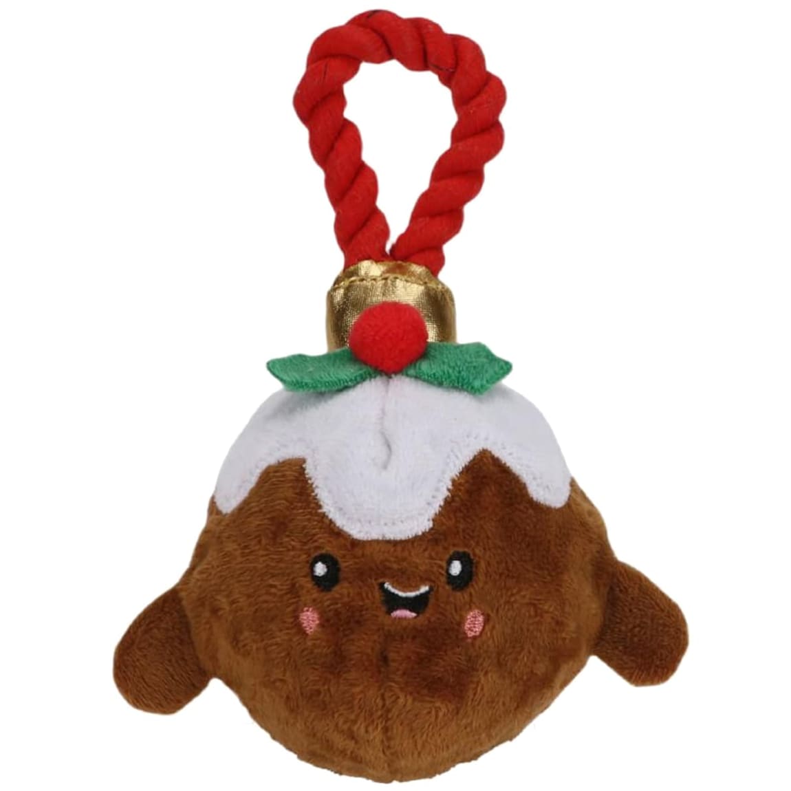 Christmas Bauble Pet Toy - Christmas Pudding