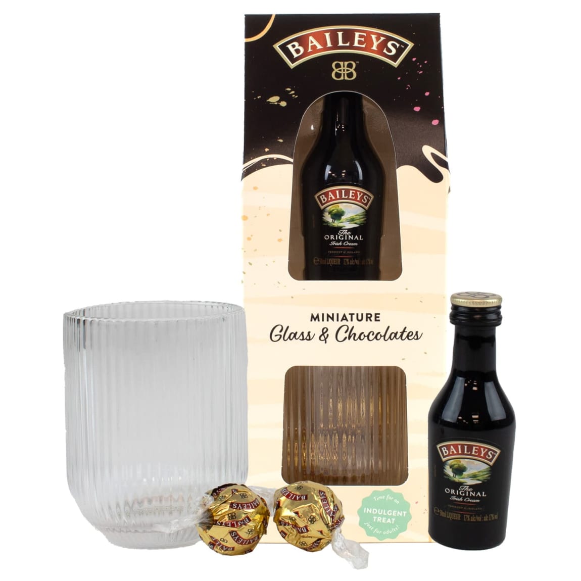 Baileys Miniature Glass & Chocolate Truffle Gift Set