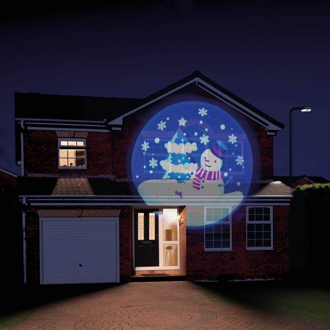 Christmas World Spotlight Projector - Snowman