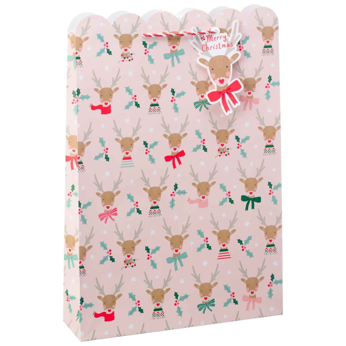 Extra Large Christmas Gift Bag - Reindeer