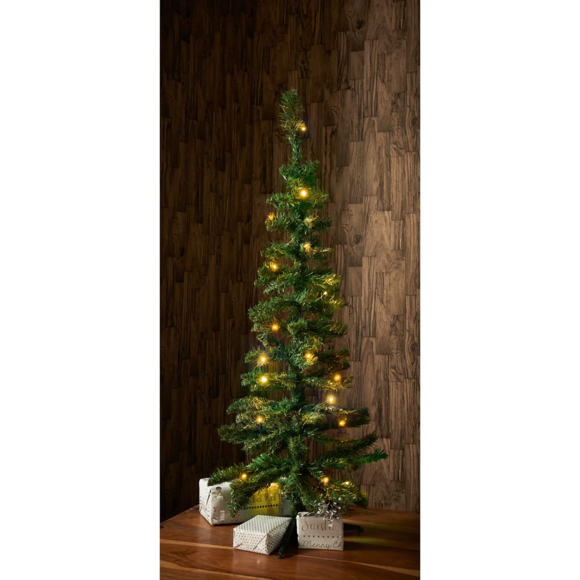 Pre Lit Coloured Christmas Tree 3.5 ft - Green