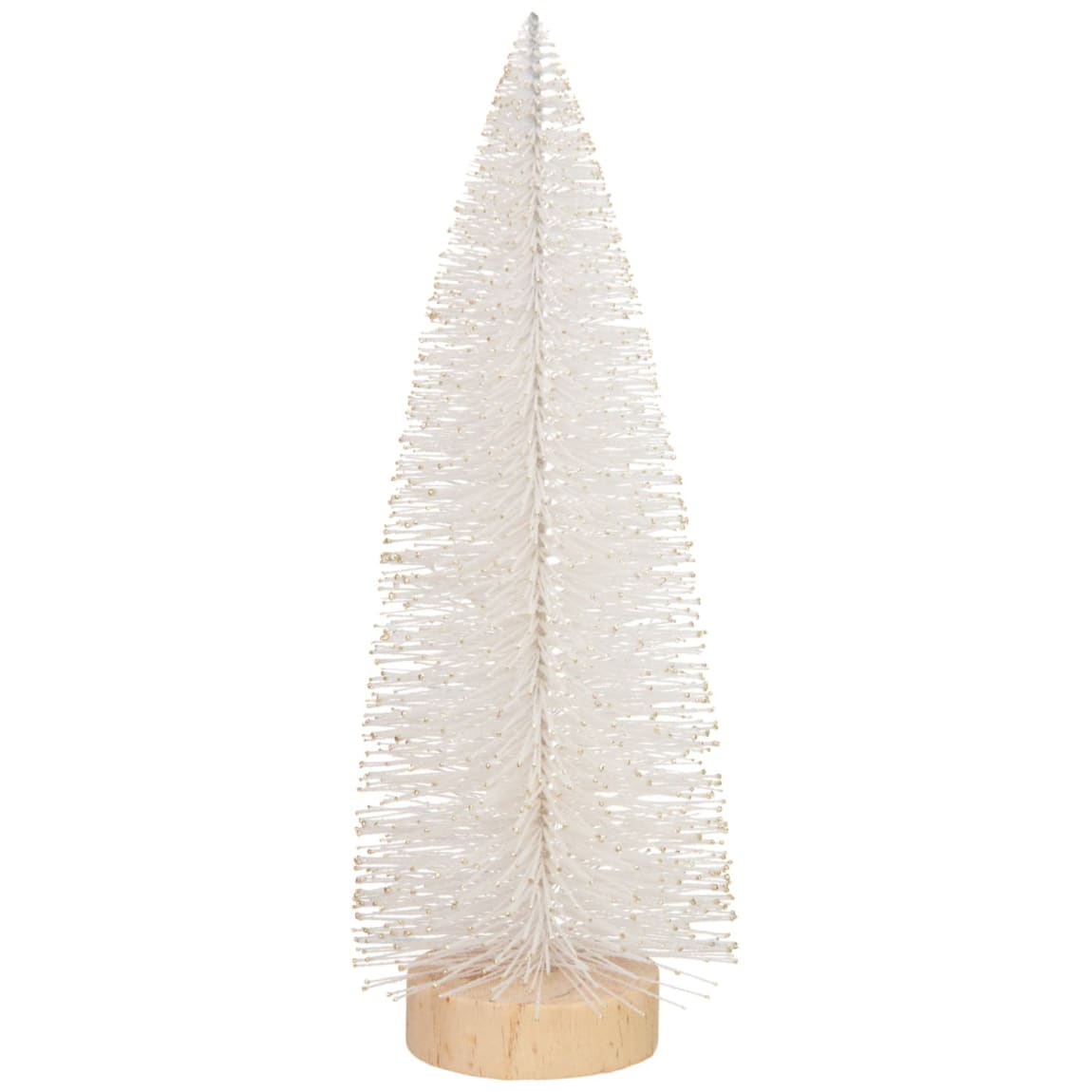 Peaceful Light Pine Tree 25cm - White