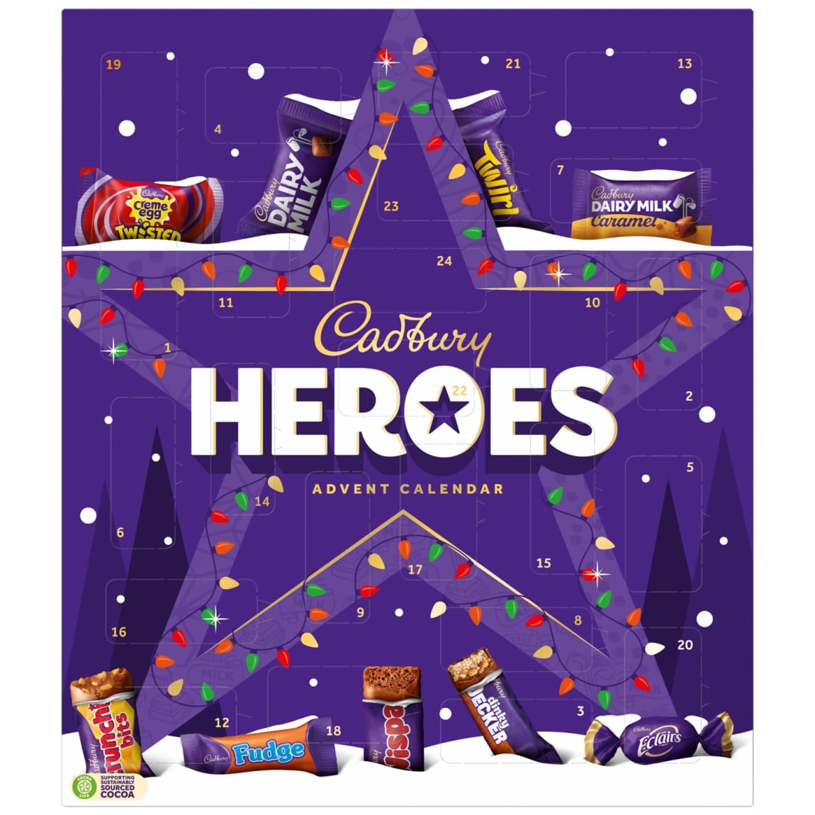 Cadbury Heroes Chocolate Advent Calendar 230g