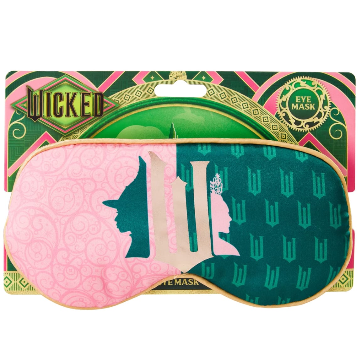 Wicked Eye Mask - Pink & Green