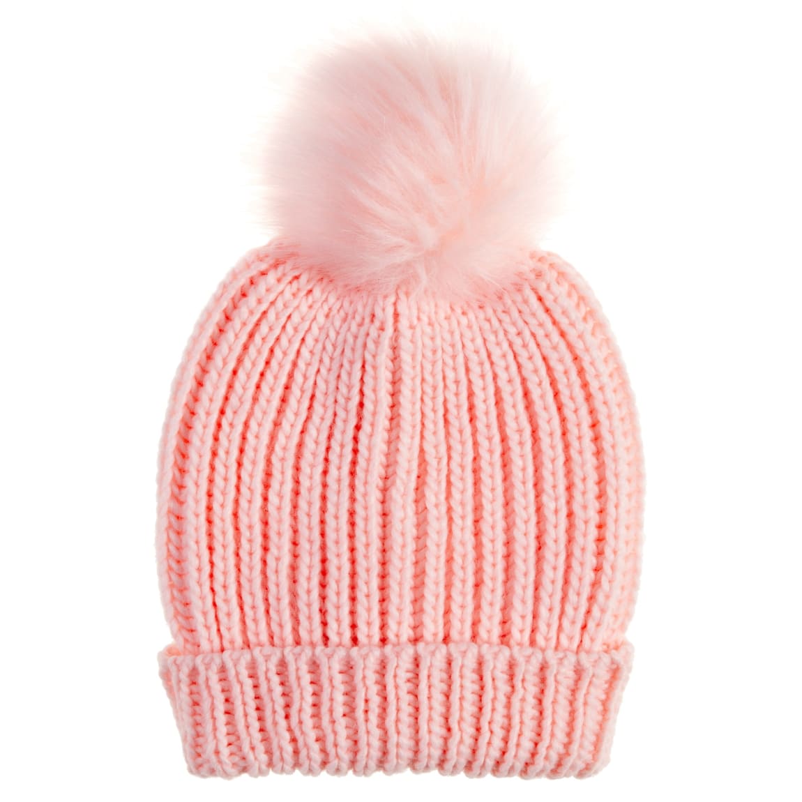 Kids Pom Pom Hat - Pink