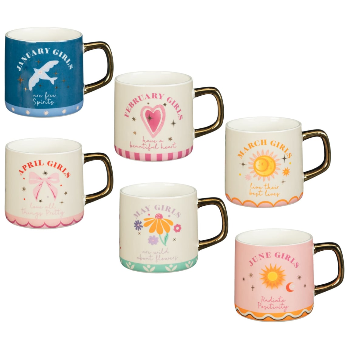 Month Mug - January - June