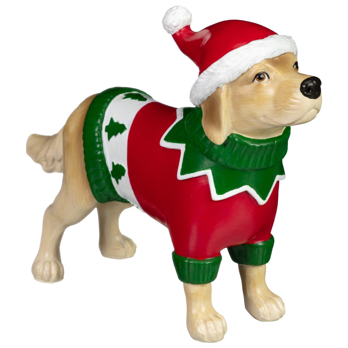 Dog in Christmas Jumper Ornament 18cm - Labrador