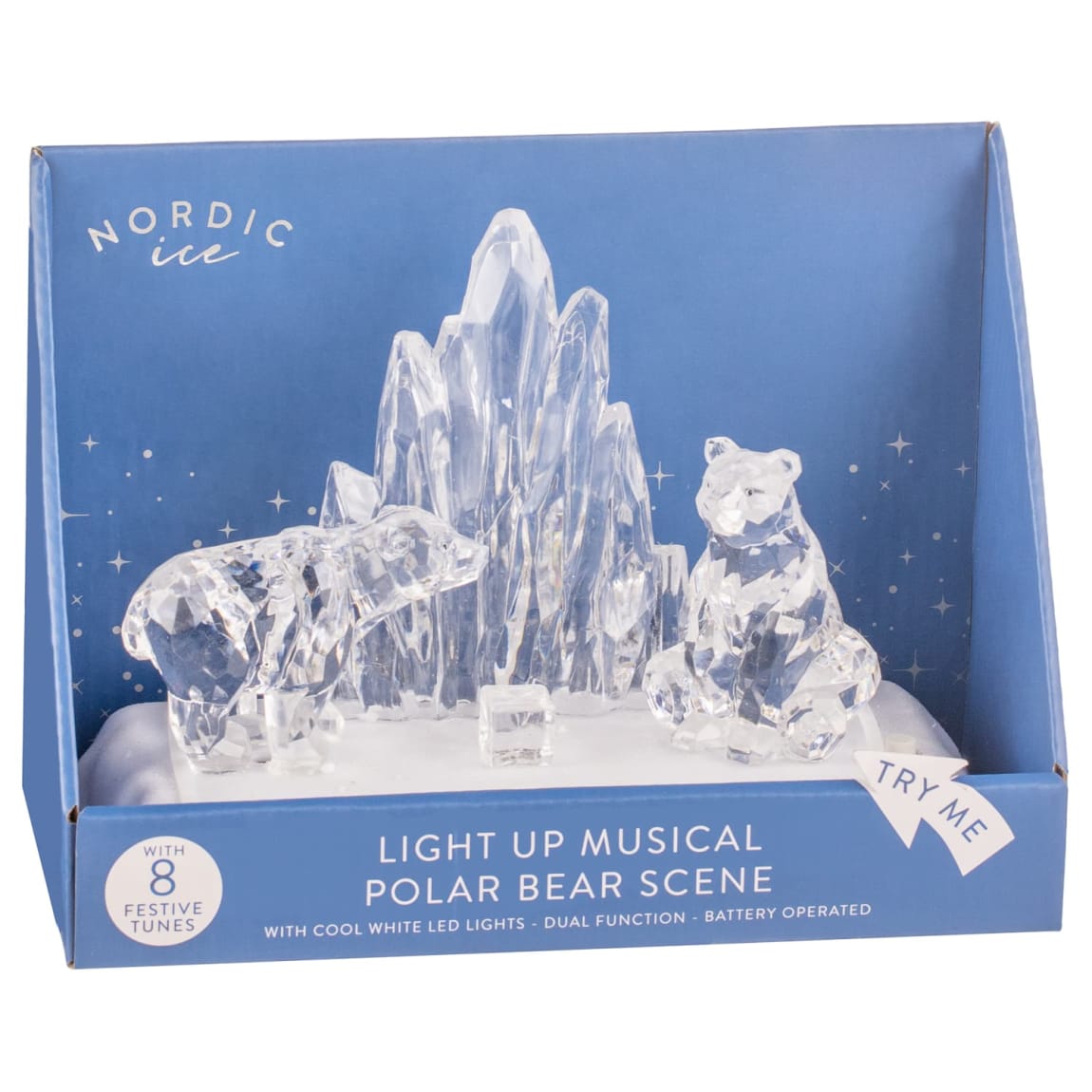 Magical Light Up Musical Polar Bear Scene