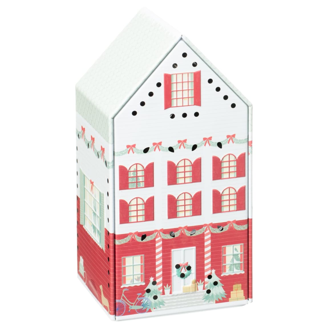 Winter House Tin 160g - Red