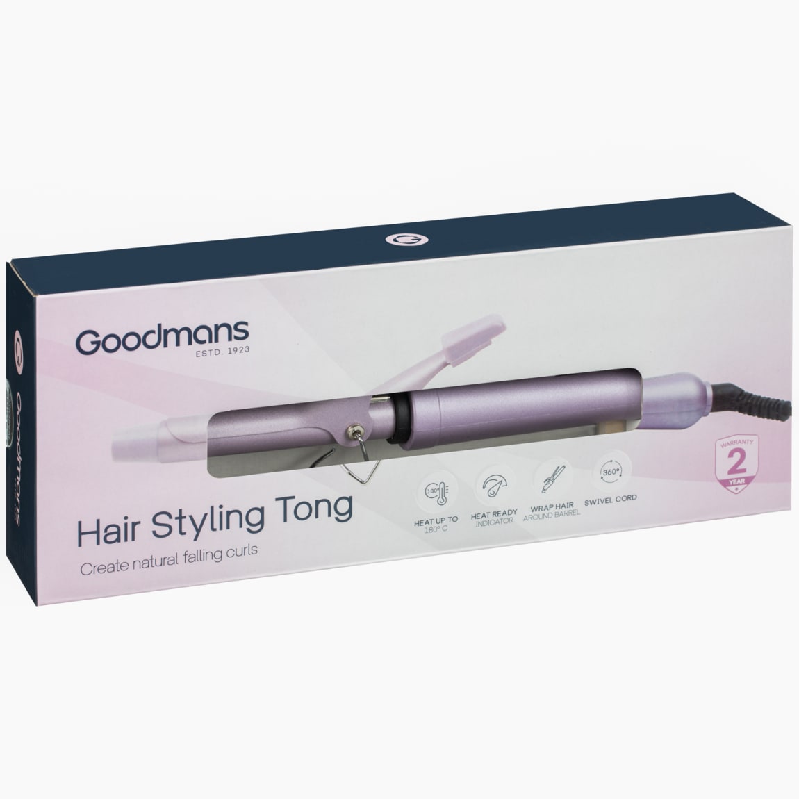 Goodmans Hair Styling Tong - Pink