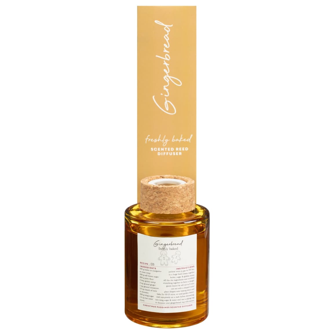 Freshly Baked Scented Reed Diffuser - Gingerbread