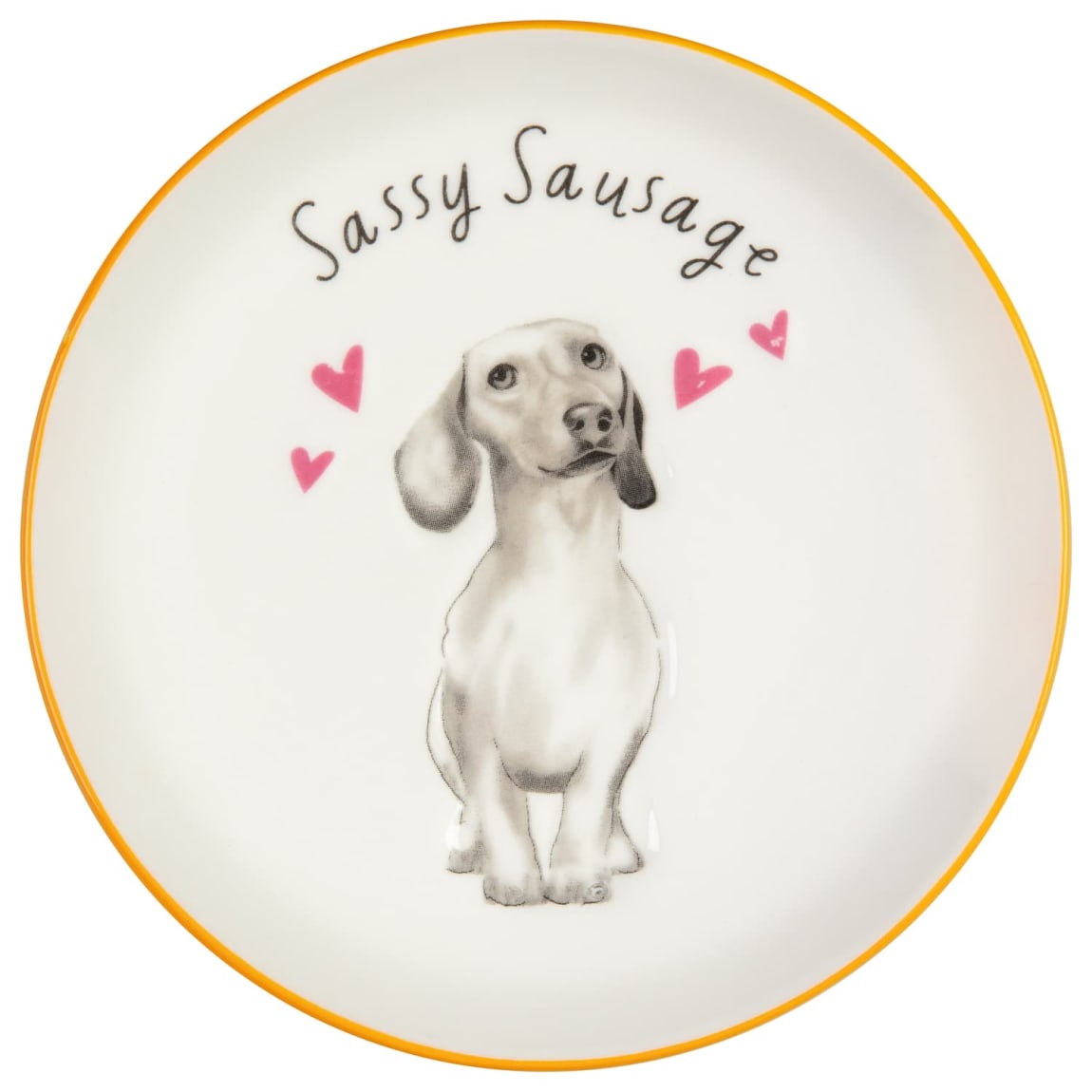 A Tale of Tails Dog Trinket Dish - Sassy Sausage