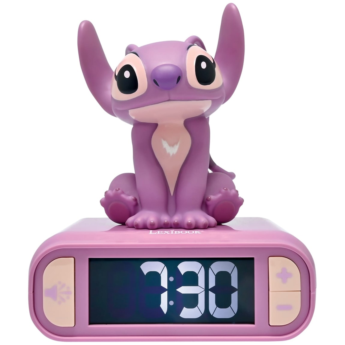 Disney Stitch Alarm Clock & Nightlight - Pink