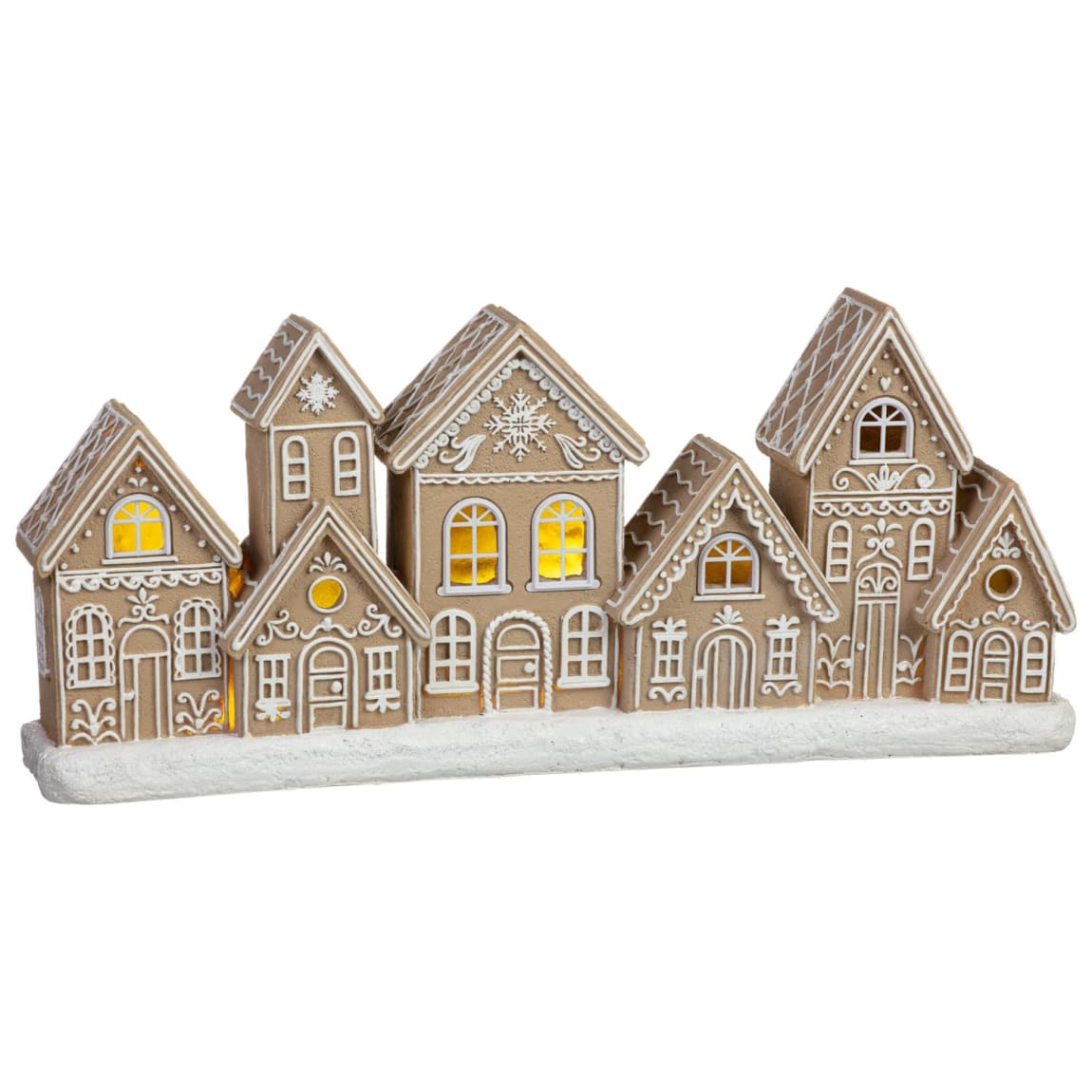 LED Light Up Gingerbread Houses 15cm