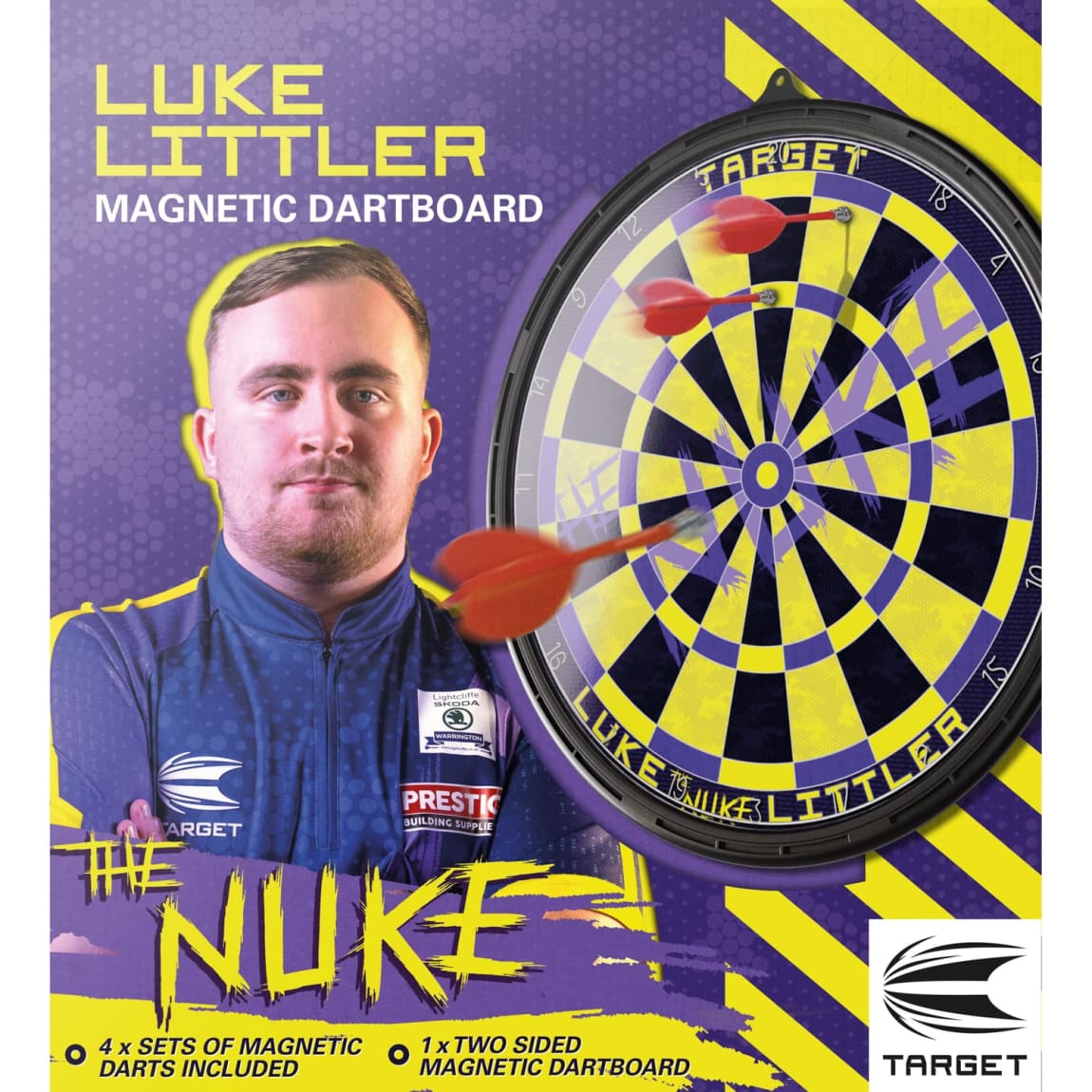 Luke Littler Magnetic Dartboard Set