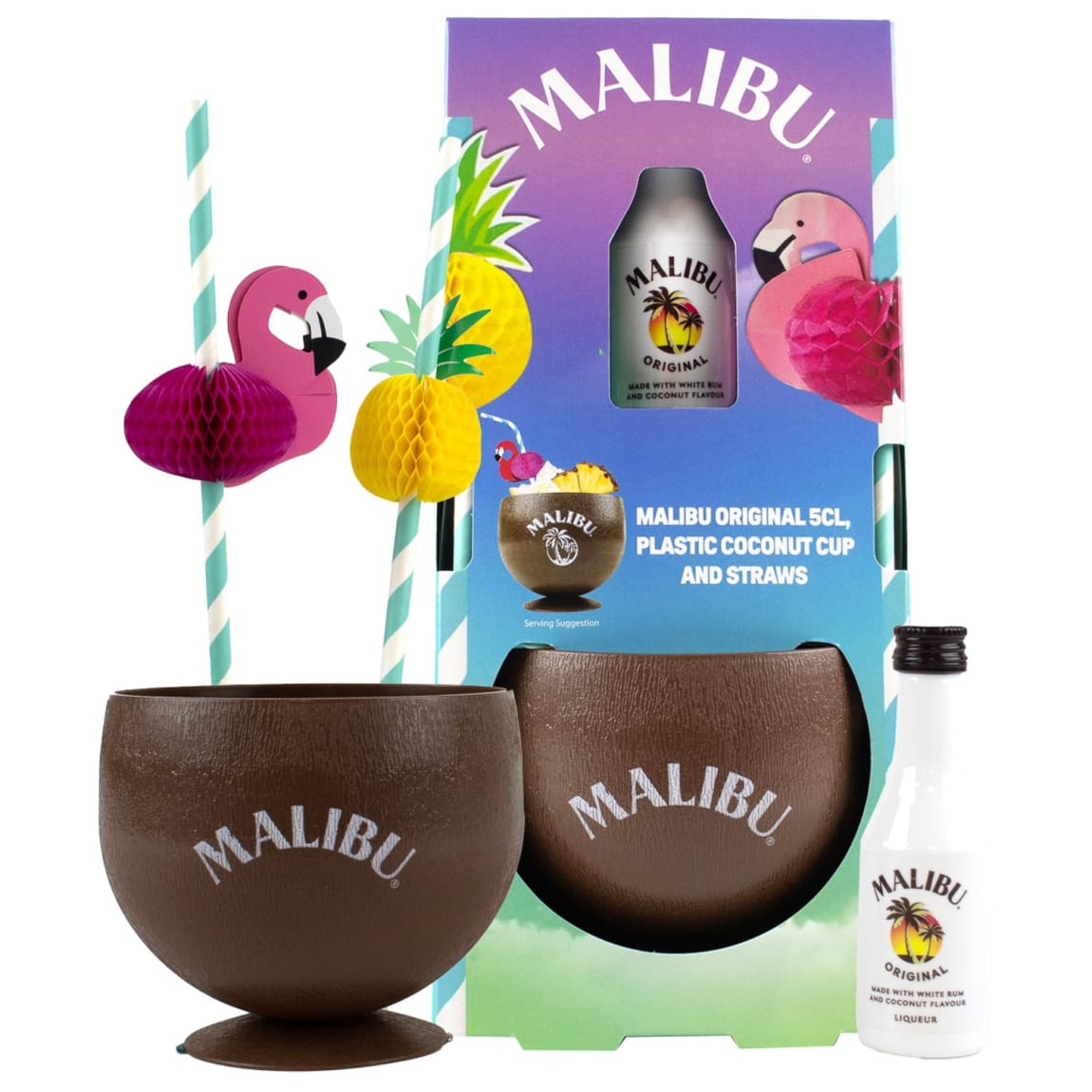Malibu Pineapple Coconut Gift Set