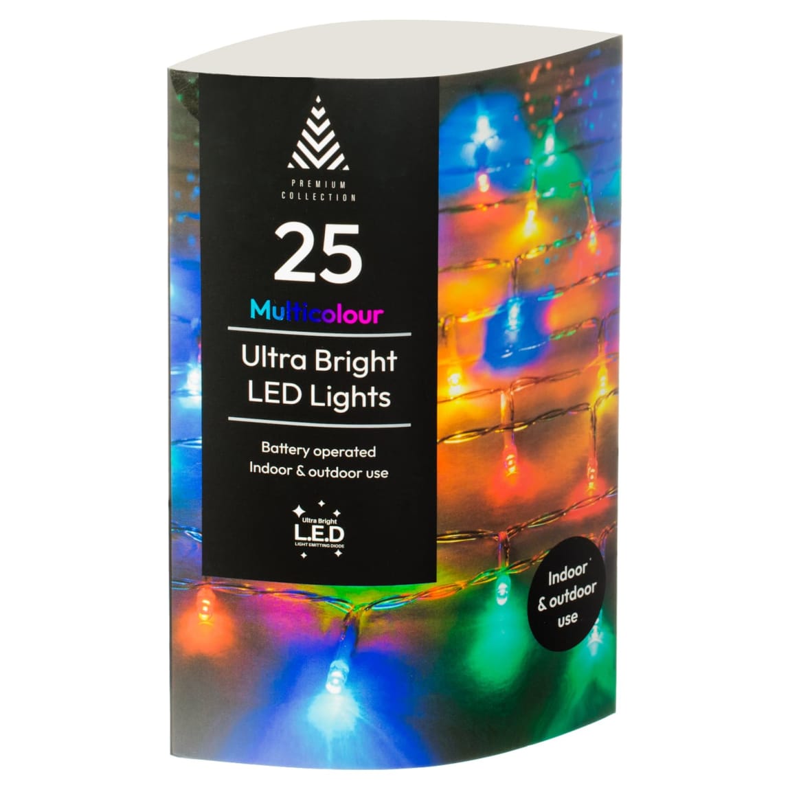 Ultra Bright LED Christmas Lights 25pk - Multicolour