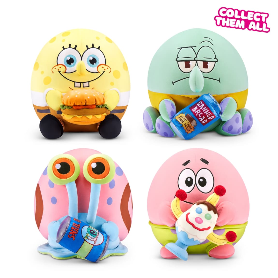 Zuru Snackles Spongebob Squarepants Large Plush - Assorted