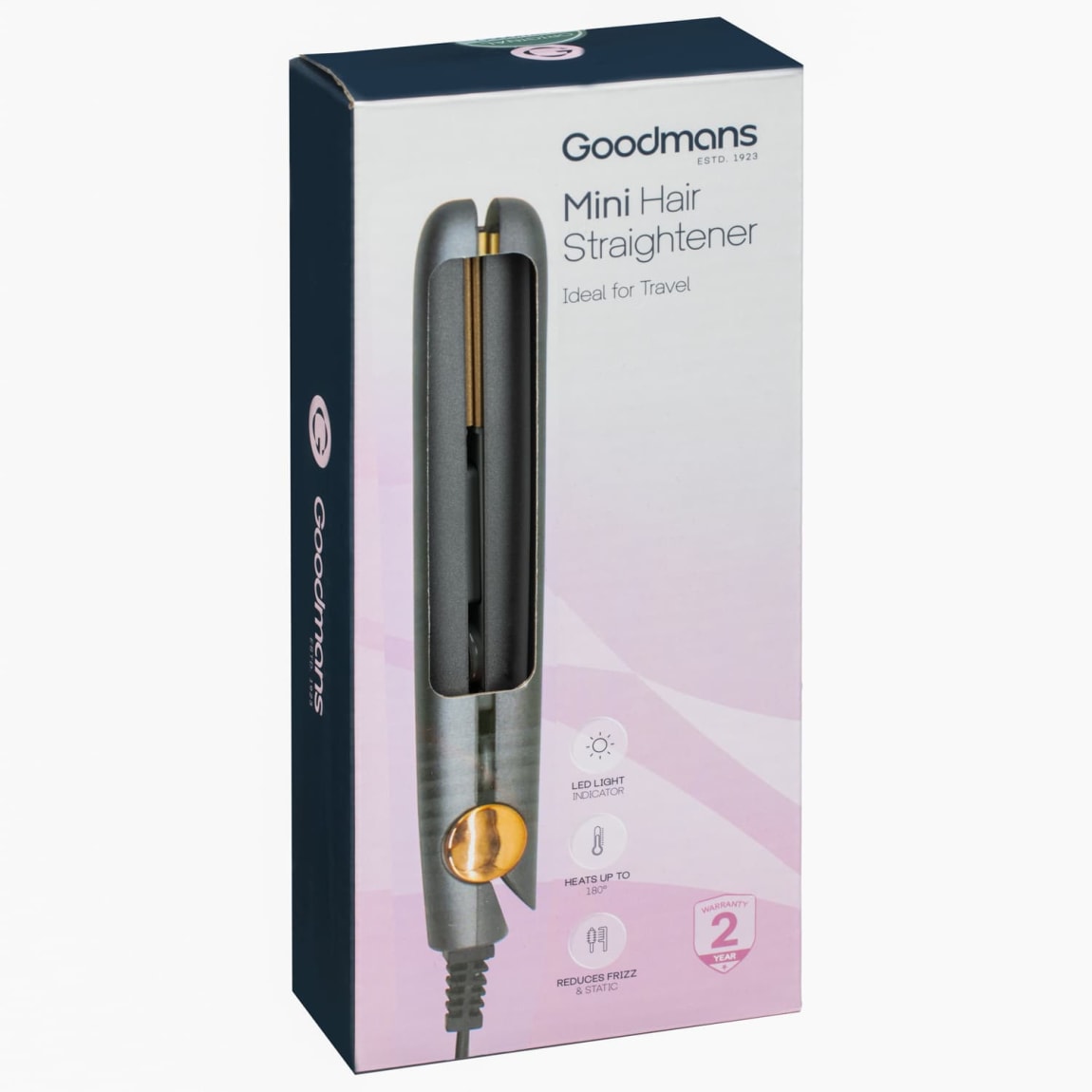 Goodmans Mini Hair Straightener - Grey