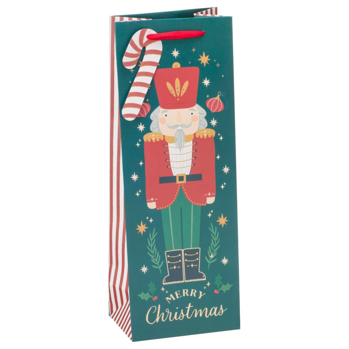 Festive Folktales Christmas Bottle Bag - Green