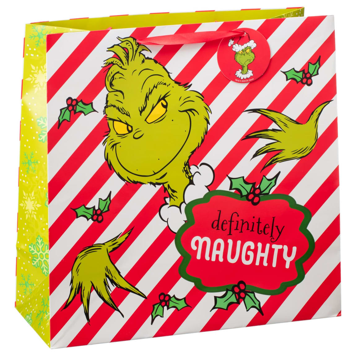 Grinch Giant Christmas Gift Bag - Red
