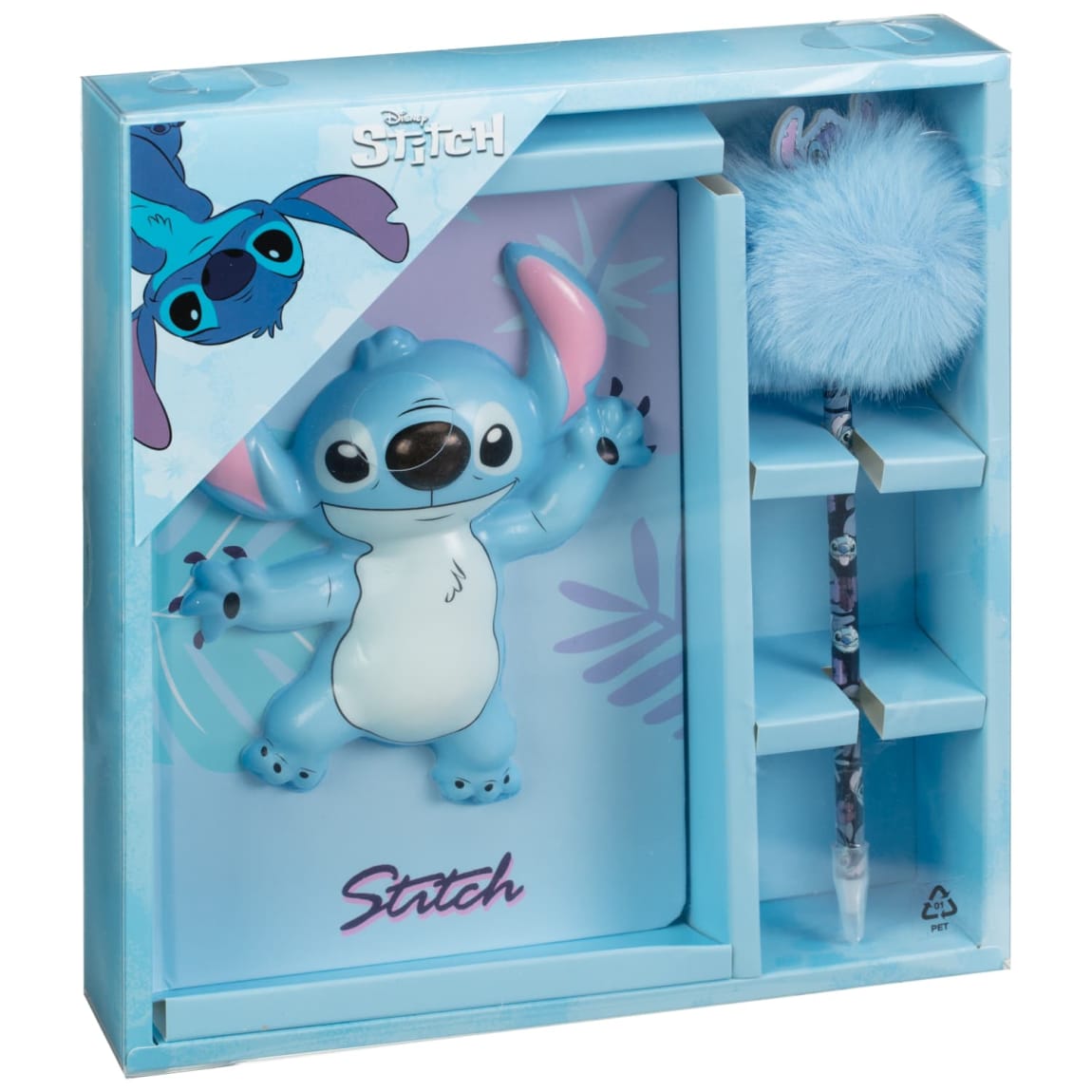 Disney Stitch 3D Notebook and Pen Set 2pcs