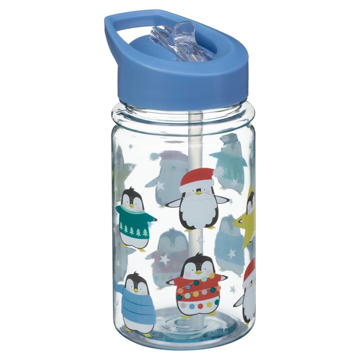 Simply Kids Bottle With Straw - Penguin