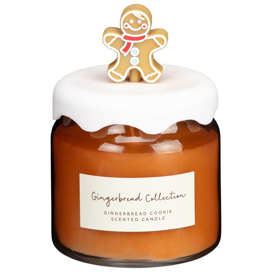 Gingerbread Cookie Scented Candle with 3D Topper