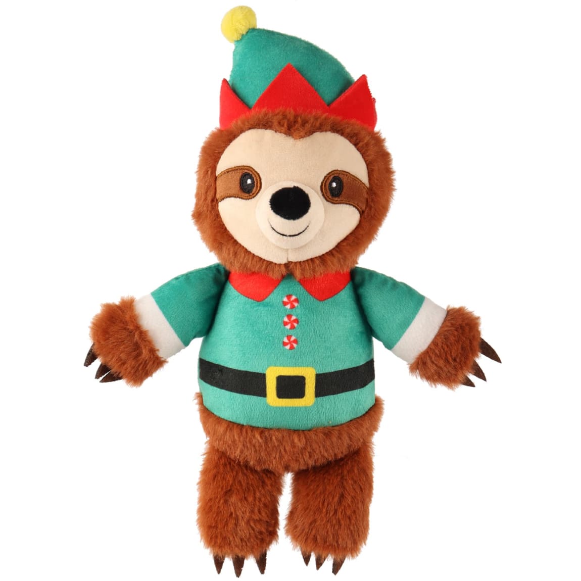 Christmas Sloth Plush Pet Toy - Elf
