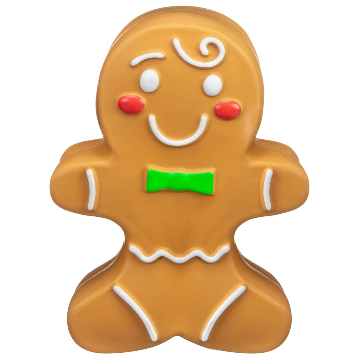 Squeaky Dog Toy - Gingerbread Man
