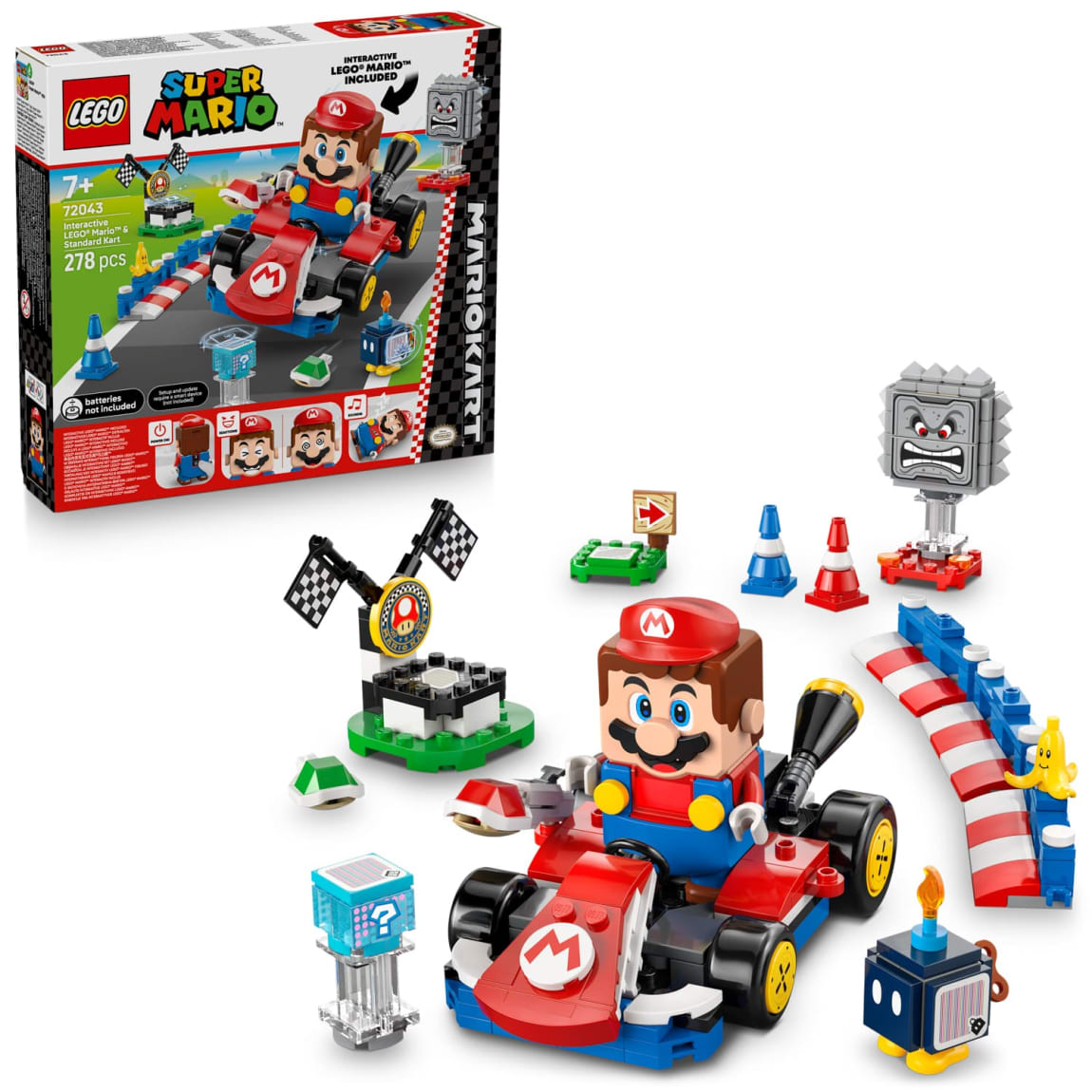 LEGO Super Mario Interactive LEGO Mario & Standard Kart 72043
