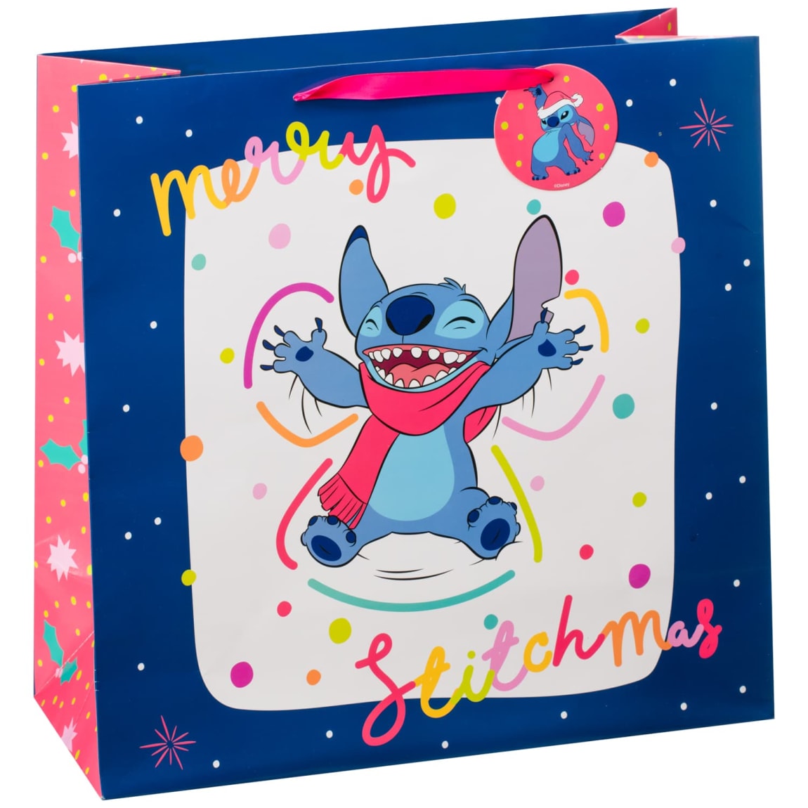 Stitch Giant Christmas Gift Bag - Blue
