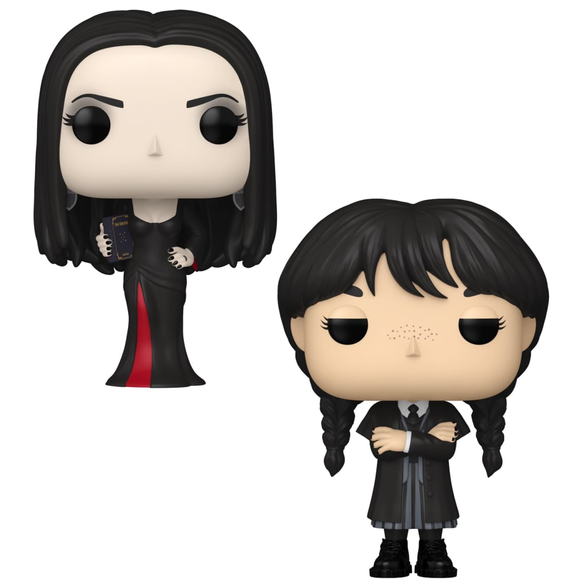 Pop! Wednesday & Morticia Vinyl Figures 2pk