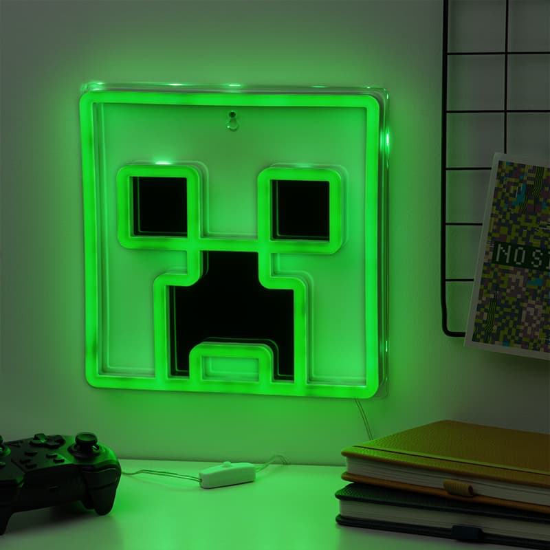 Minecraft Creeper Wall Mountable Light