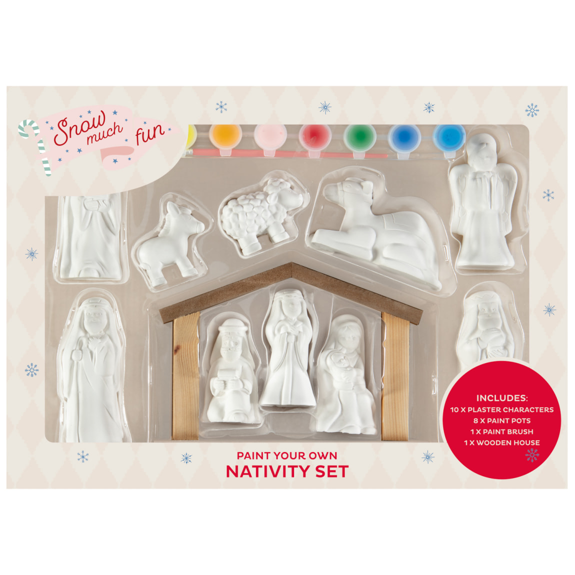 Snow Much Fun Paint Your Own Nativity Set