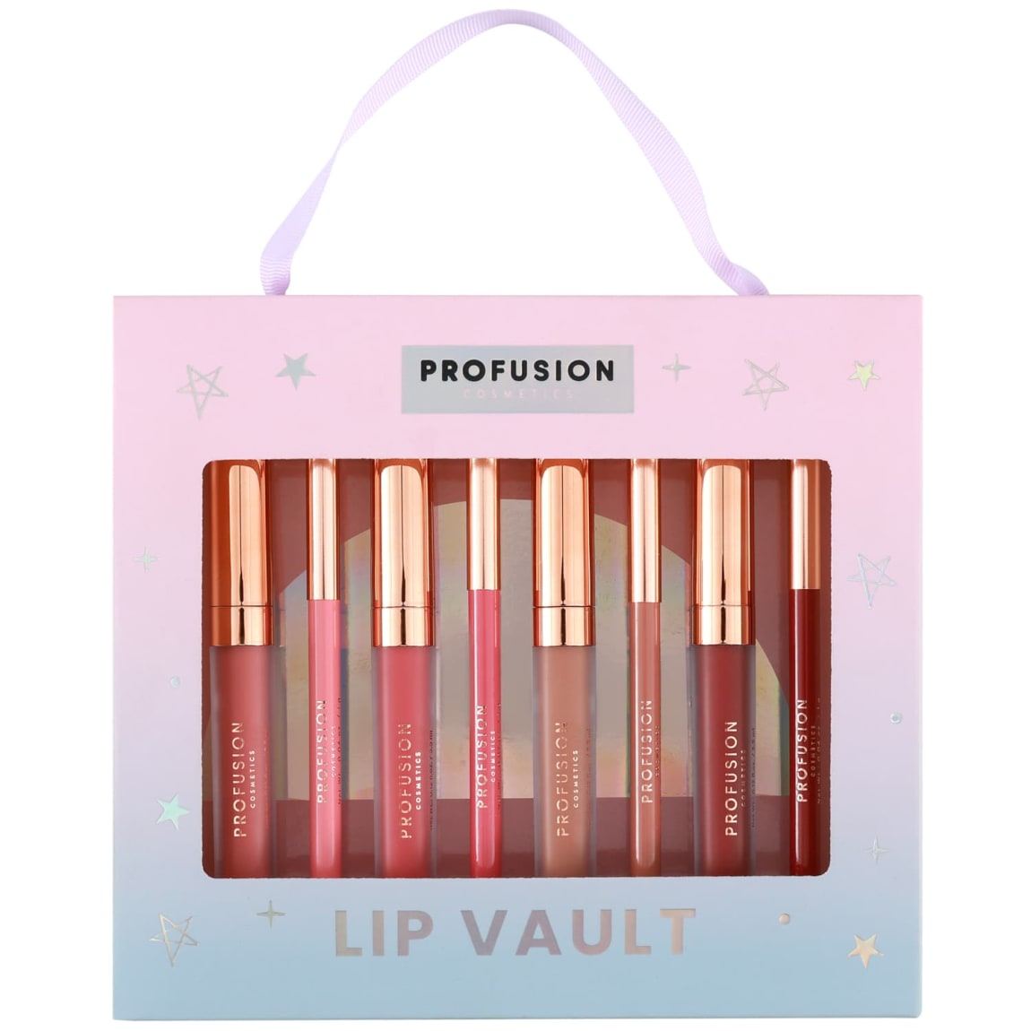 Profusion Cosmetics Lip Vault Set 8pc