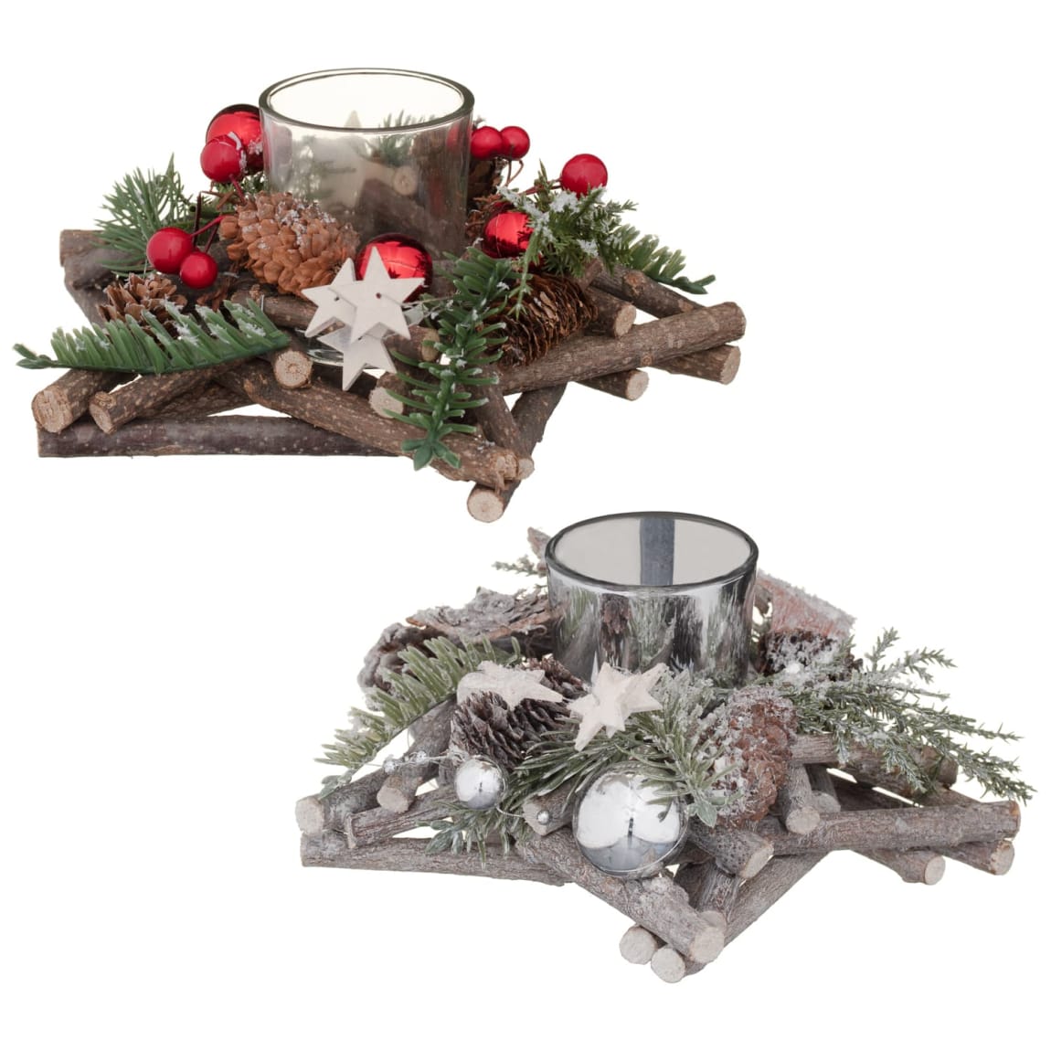 Star Tea Light Holder - Natural