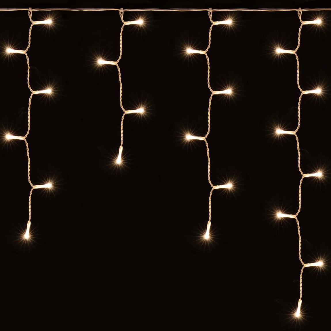 Snowing Icicle Christmas LED Lights 360pk - Warm White