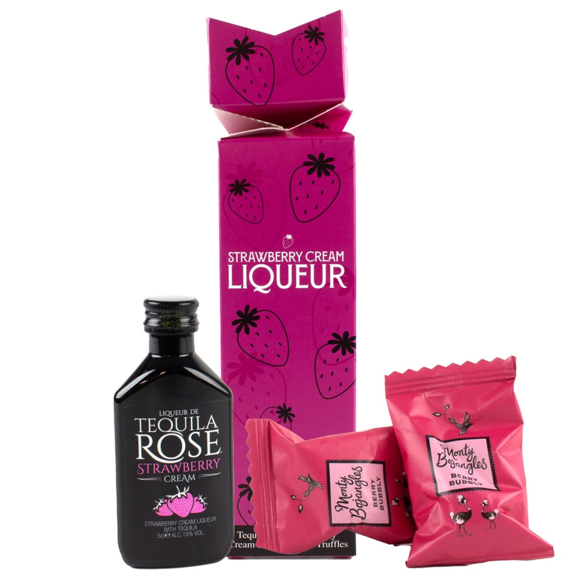 Tequila Rose 5cl & Truffles Christmas Cracker