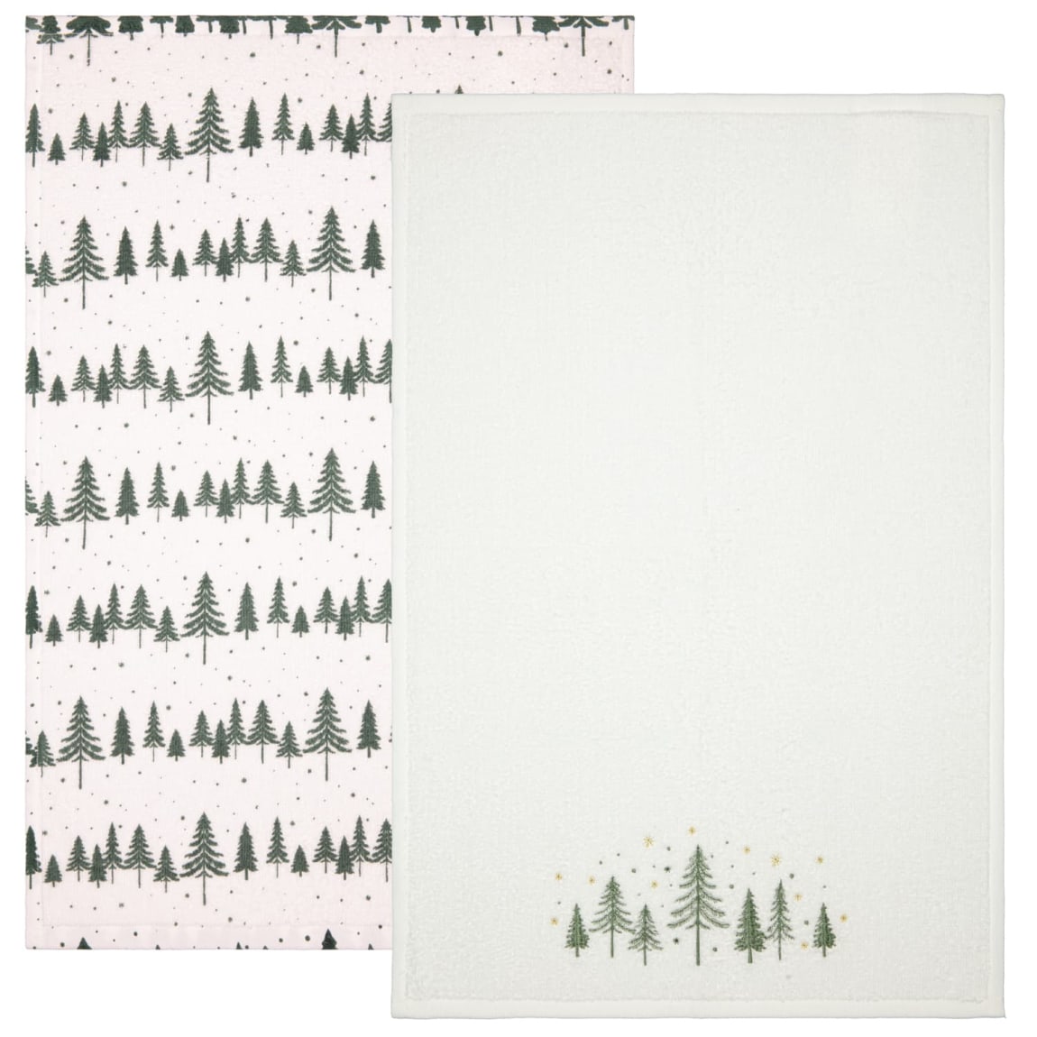 Nordic Glow Velour Tea Towels 2pk