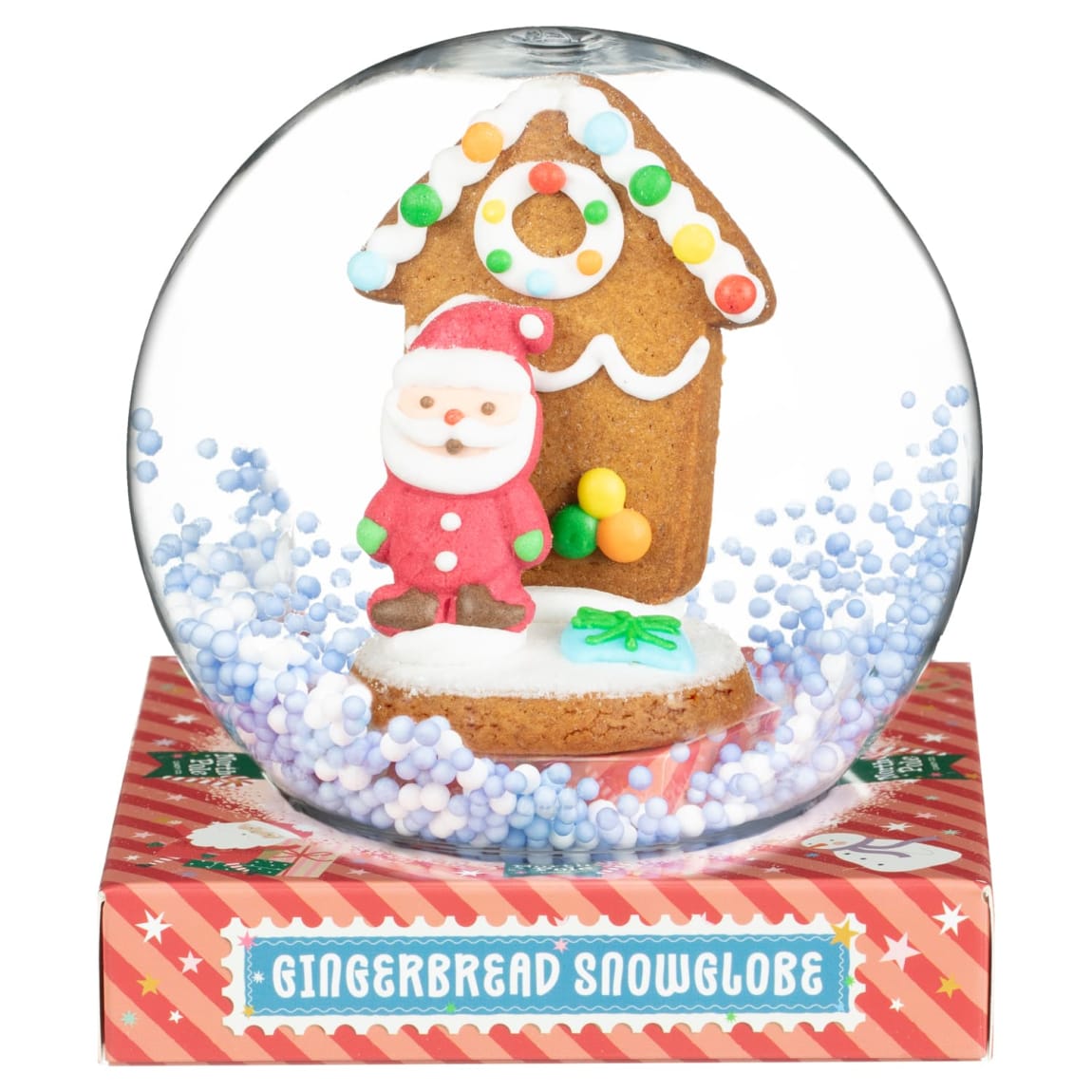 Gingerbread Snowglobe 50g - Santa