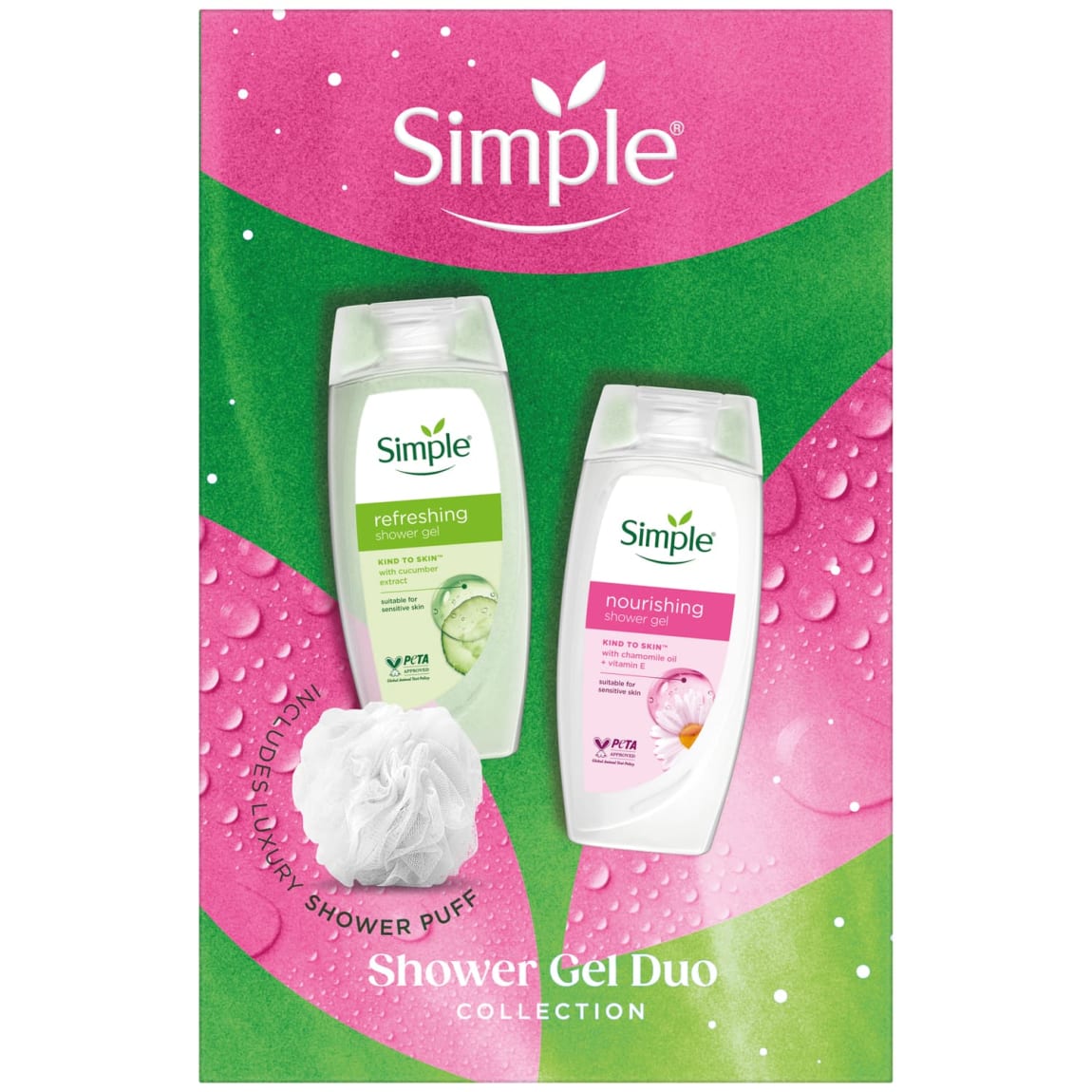 Simple Shower Gel Duo Gift Set