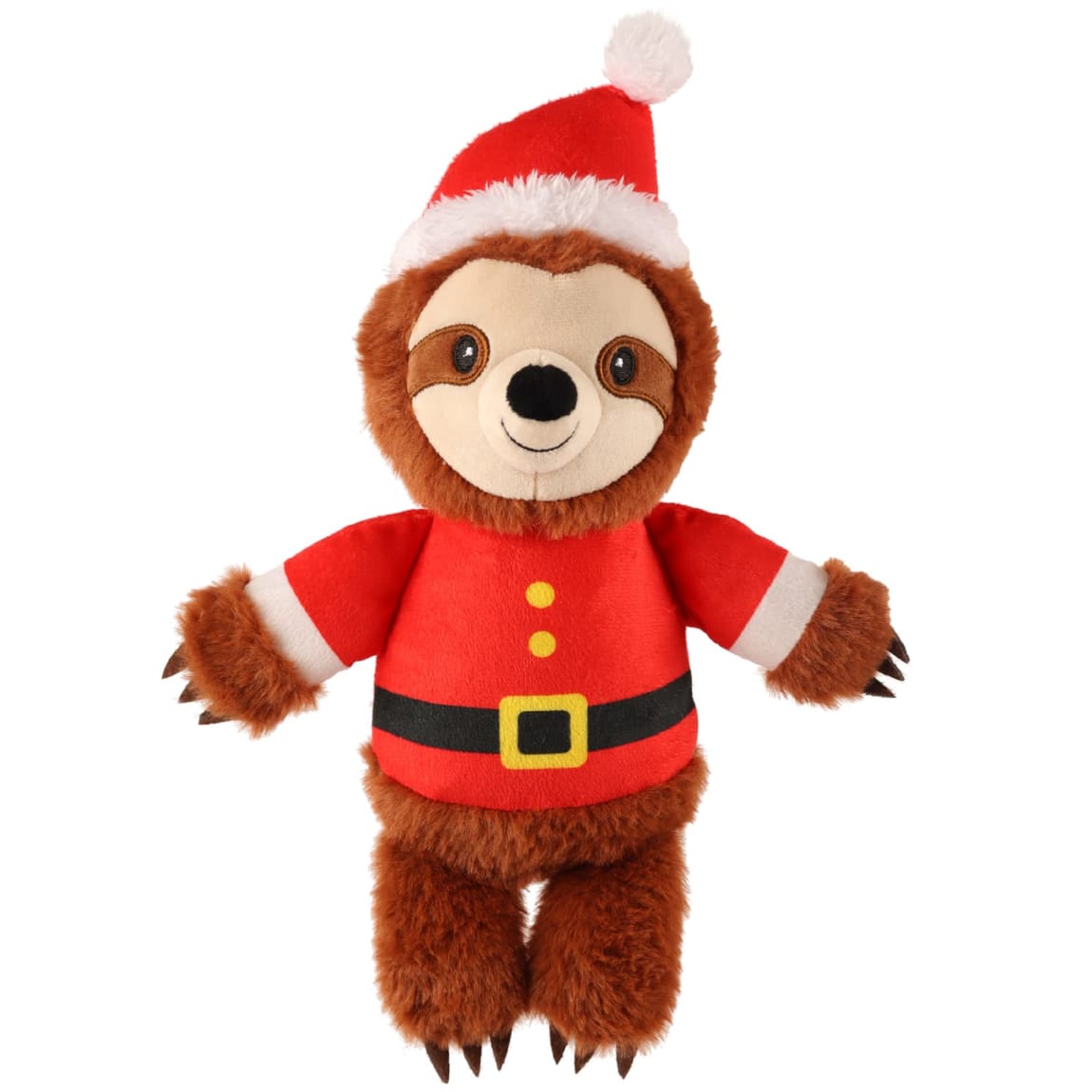 Christmas Sloth Plush Pet Toy - Santa
