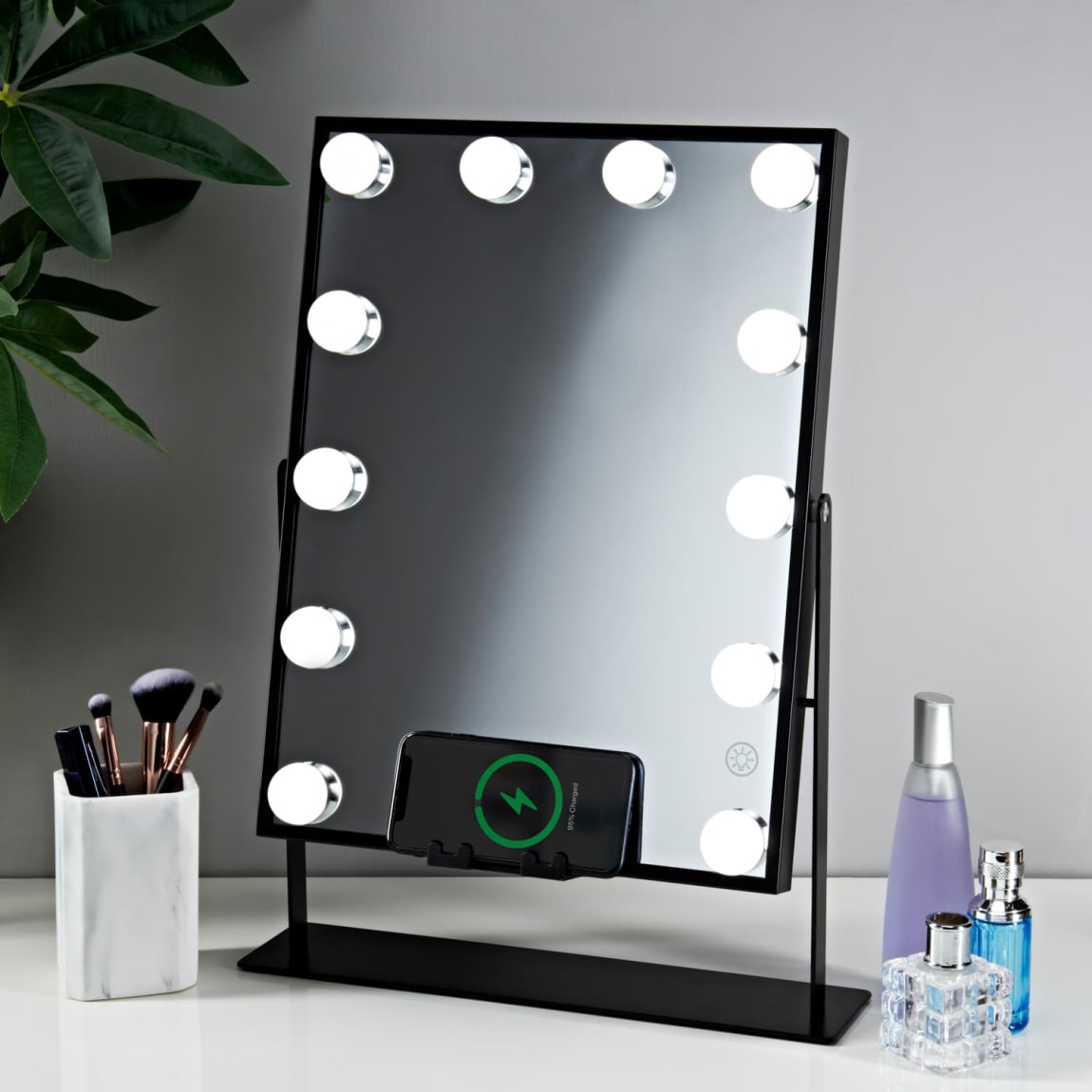 Vibes Vanity Mirror with Speaker - Black