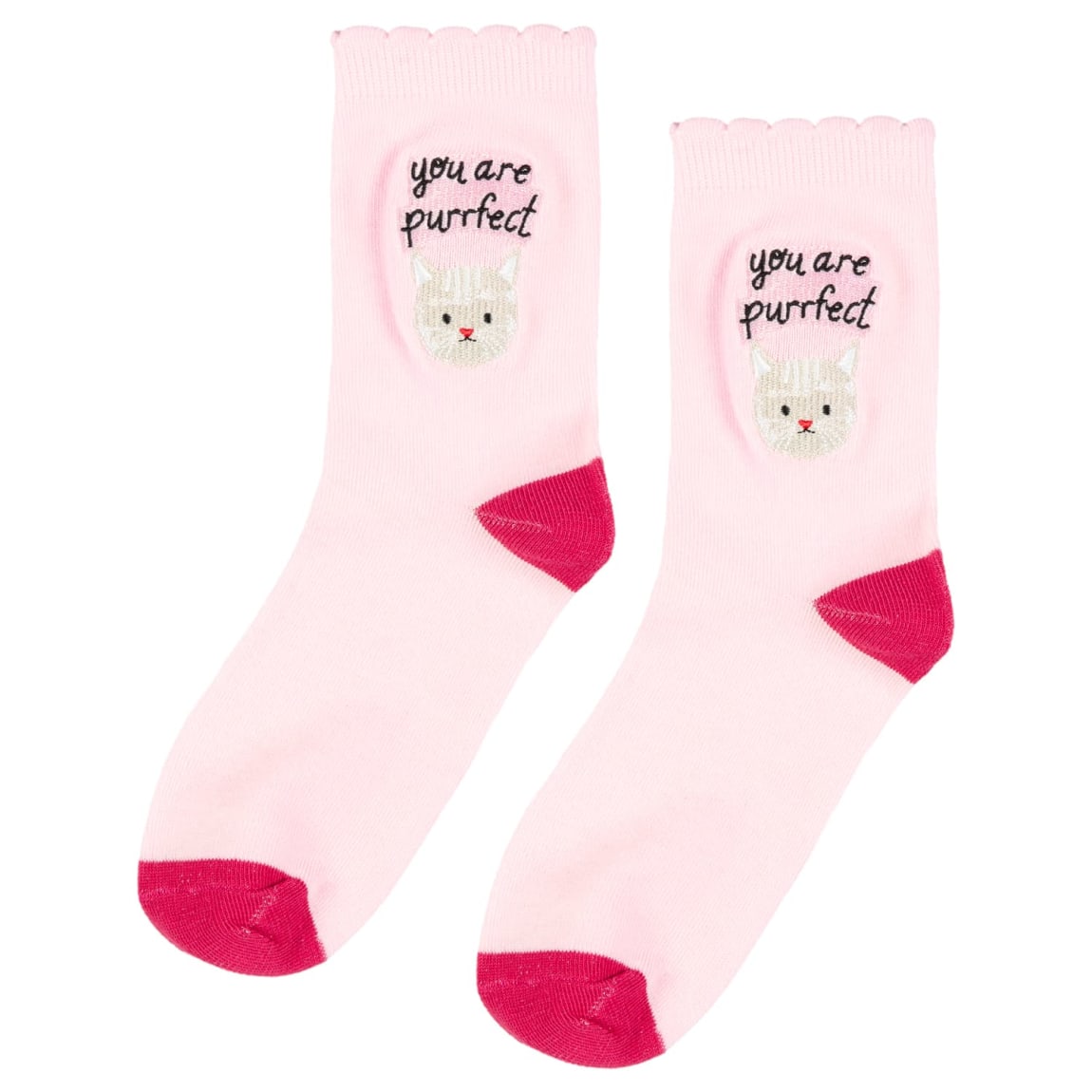 A Tale of Tails Cat Breed Socks - Pink
