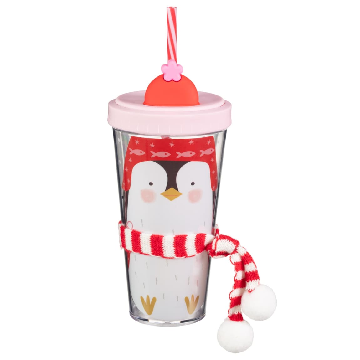 Christmas Cup with Scarf - Penguin