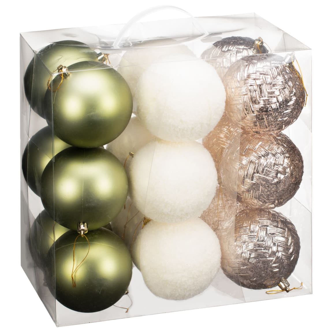 Luxury Baubles 18pk - Natural